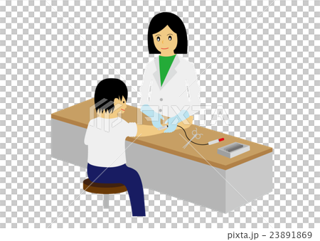 採血を受ける患者 23891869