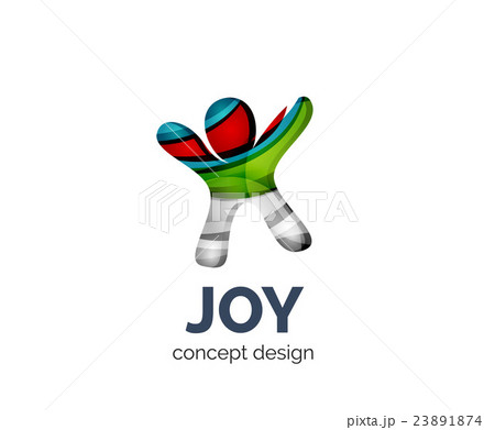 Happy person logo business branding icon 23891874
