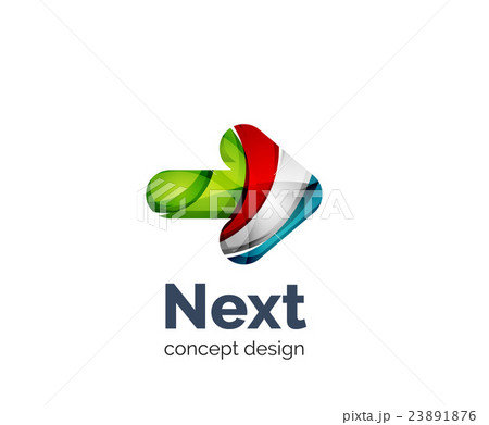 Next arrow logo business branding icon 23891876