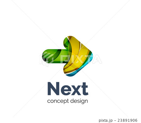 Next arrow logo business branding icon 23891906