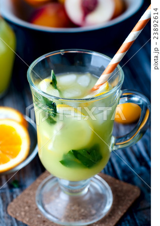 Ice Cold Lemonade With Mint Ice Cold Lemonade With Mint 23892614