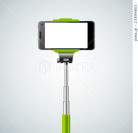 Monopod Selfie Front. Vector 23894803