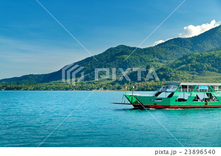 View of passenger ferry boat at Chang island 23896540
