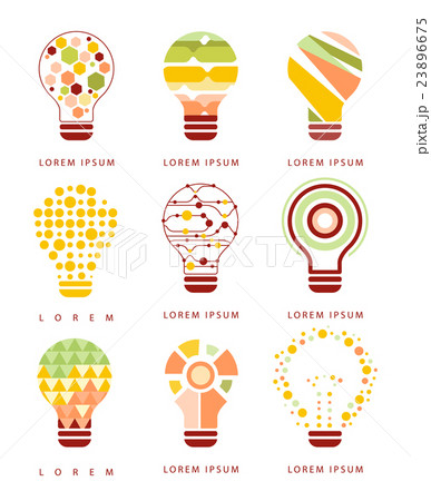 Idea Bulb Different Geometric Abstract Design Idea Bulb Different Geometric Abstract Design 23896675