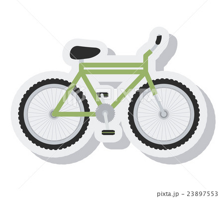 bicycle vehicle sport isolated icon bicycle vehicle sport isolated icon 23897553