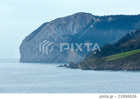 Atlantic Ocean coastline, Biscay Bay, Spain. Atlantic Ocean coastline, Biscay Bay, Spain. 23898826