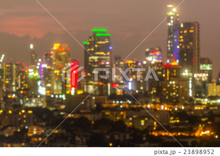 Blurred bokeh city 23898952
