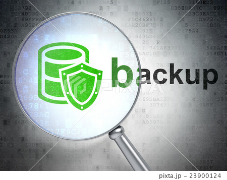Software concept: Database With Shield and Backup 23900124
