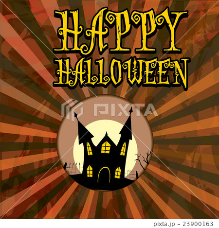 vector happy halloween card design template. 23900163
