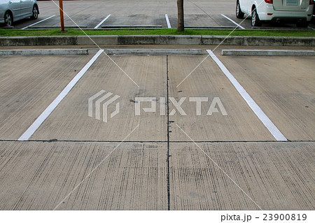 Empty parking lot Empty parking lot 23900819