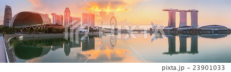 Singapore Skyline and view of Marina Bay 23901033