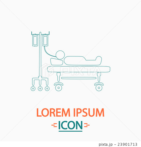 hospitalized computer symbol hospitalized computer symbol 23901713