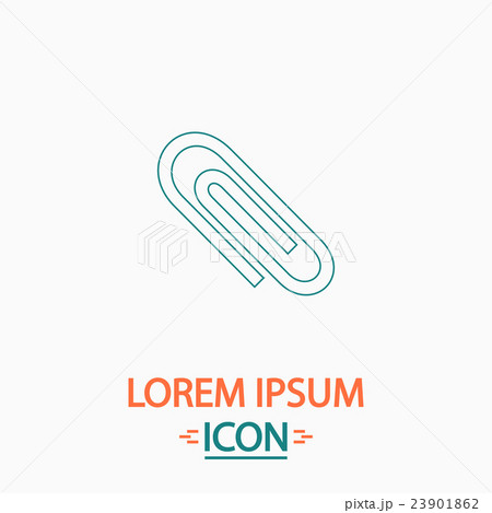 paper clip computer symbol 23901862
