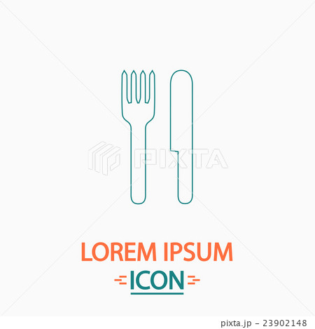 fork and knife computer symbol fork and knife computer symbol 23902148