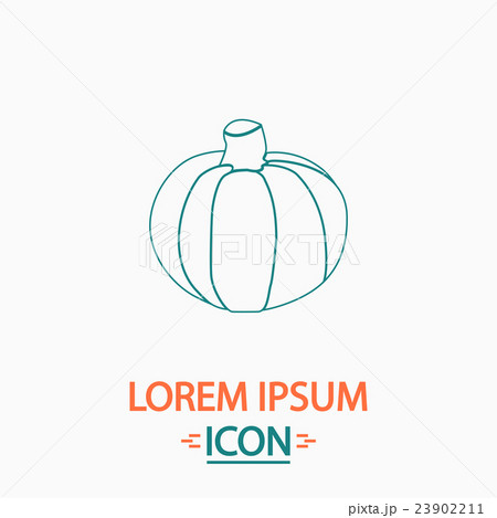 Pumpkin computer symbol Pumpkin computer symbol 23902211