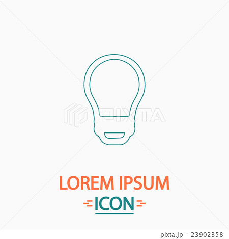 Led Bulb computer symbol 23902358