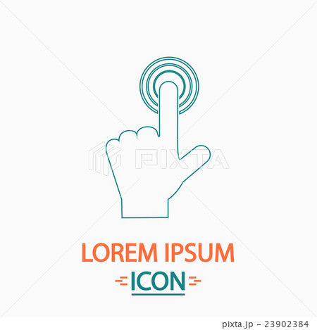 hand click computer symbol 23902384