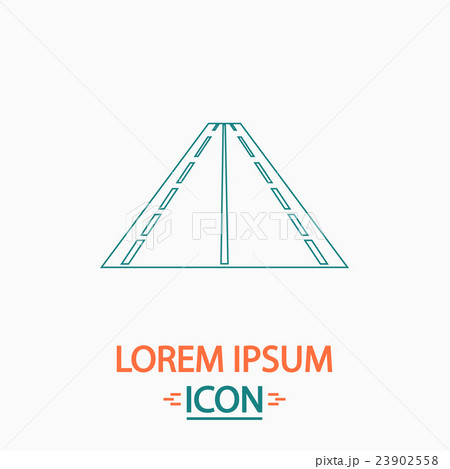 Road computer symbol 23902558