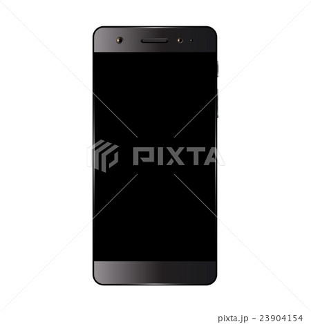 Black smartphone isolated Black smartphone isolated 23904154
