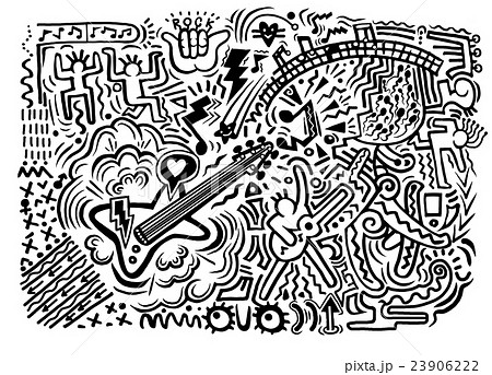 Music Background ,Collage with musical instruments 23906222