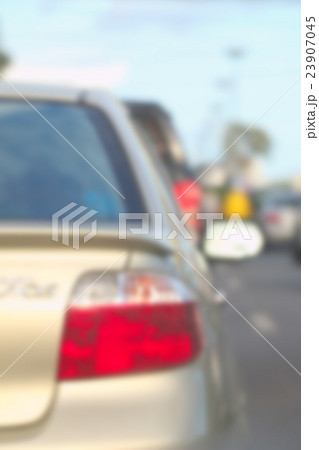 Traffic Jam on the evening time,blurred style 23907045