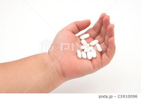 Pills on fat women hand Pills on fat women hand 23910096