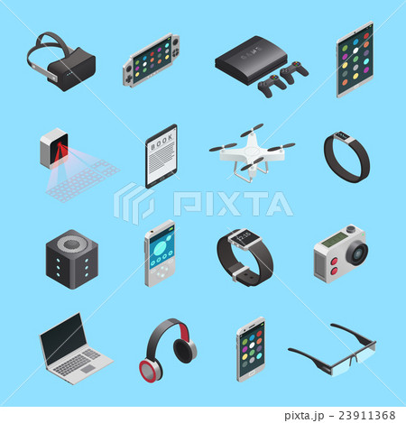 Isometric Icons Set Of Gadgets 23911368