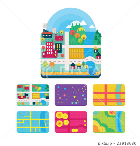 GIS Concept Data Layers for Infographic GIS Concept Data Layers for Infographic 23913630