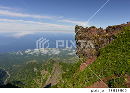 利尻山山頂から西方を望む 利尻山山頂から西方を望む 23913906