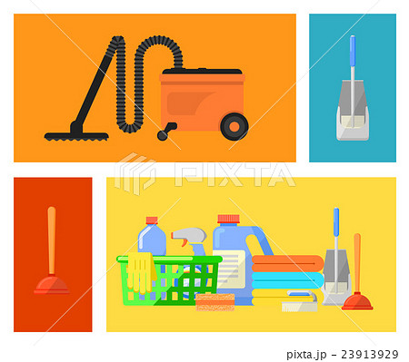 Cleaning icons set 23913929
