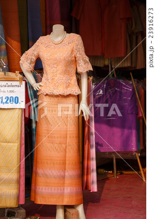 Thailand clothing sold in the market. Thailand clothing sold in the market. 23916273