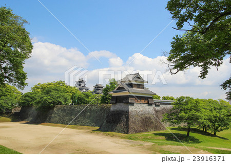 熊本城 戌亥櫓の写真素材