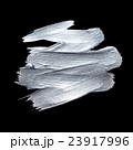 Iron Silver illustration. Shining brush stroke 23917996