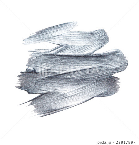 Iron Silver illustration. Shining brush stroke Iron Silver illustration. Shining brush stroke 23917997