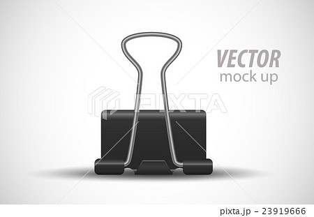 Clerical clothespin on white background. Mock Up Clerical clothespin on white background. Mock Up 23919666