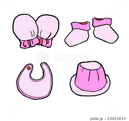 ベビー服 ミトン ソックス スタイ 帽子 23923634