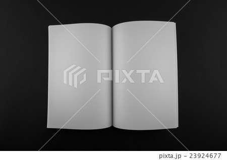 Blank catalog, magazine, book template with soft shadows. Ready for your design. 23924677