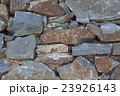 Wall from large stone textured basalt. 23926143