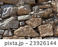Wall from large stone textured basalt. 23926144