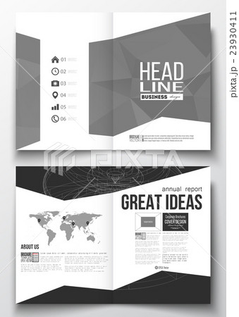 Set of business templates for brochure, magazine Set of business templates for brochure, magazine 23930411
