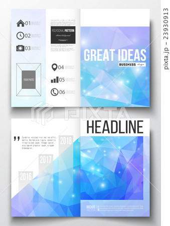 Set of business templates for brochure, magazine 23930913