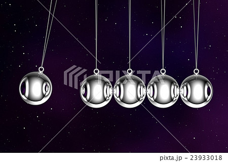 ニュートンのゆりかごのCG 23933018