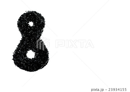 The black number 8 Isolated on white background The black number 8 Isolated on white background 23934155