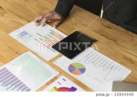 businessman working with document, tablet businessman working with document, tablet 23934340