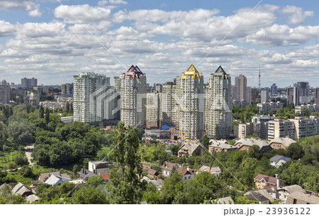 Kiev summer cityscape, Ukraine 23936122
