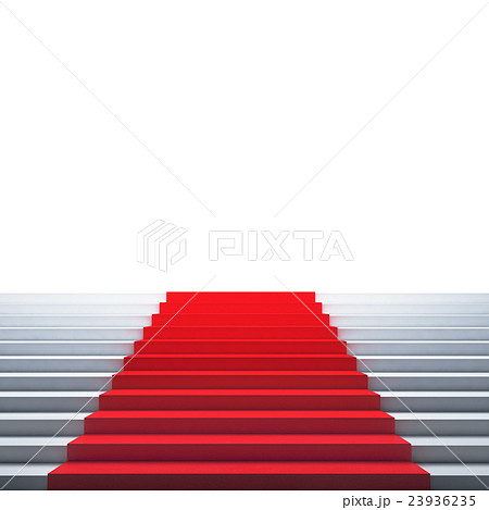 Stairs with red carpet 23936235