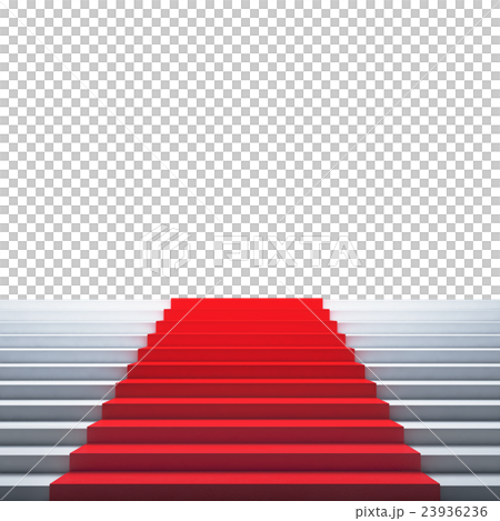 Stairs with red carpet 23936236