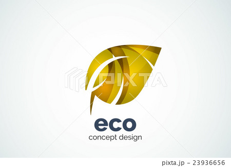 Abstract business company leaf logo template Abstract business company leaf logo template 23936656