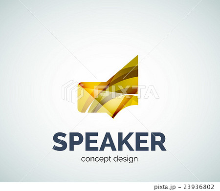 Speaker logo business branding icon 23936802