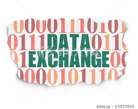 Information concept: Data Exchange on Torn Paper Information concept: Data Exchange on Torn Paper 23937635